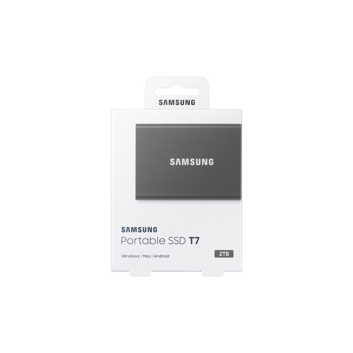 SAMSUNG SSD ESTERNO T7 2TB USB-C GREY